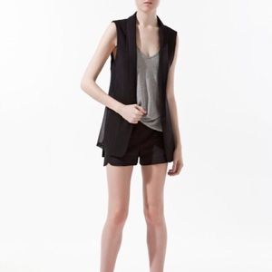 Zara combination transparent panel vest
